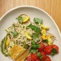 Pasta met ricotta-pestosaus en sperziebonen