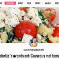 Ondertussen.nl: Couscous met spinazie, tomaat[...]