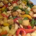 Chili tofu met ananas en paprika