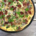 Broccolitaart met gorgonzola en pecannoten
