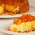 Sinaasappel cheesecake met gekonfijte kumquats