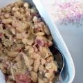 Witte boontjes met pancetta voor bij de vis