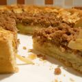 Pepernoten puddingvlaai