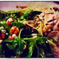 Pasta met champignons & room....