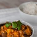 Curry van aubergine