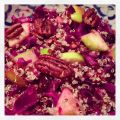 Quinoa met rode kool & pecannoten