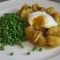 Bubble and squeak met kerrie