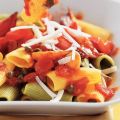 Maccheroni met gestoofde groenten