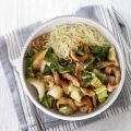 Snelle mihoen met kalkoen en teriyaki