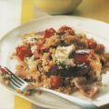 Quinoa met geroosterde aubergines
