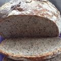 No knead bread met zaden en pitten