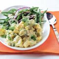 Sperziebonen-aardappelraita