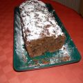 Chocolade-vanille cake met stukjes chocolade