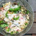 Couscous met basilicum, gehakt, courgette,[...]