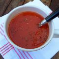 Tomaat-paprika soep
