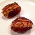 Healthy Snack! Dates with Peanut Butter