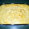 Witte kool met aardappelpuree uit de oven