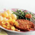 Groenteburger met kerrie-mangosaus