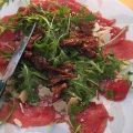 Carpaccio met Zongedroogde Tomaatjes