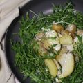 Patate al forno con rucola