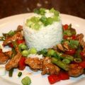 Chinese roerbak met varkenshaas en sperziebonen