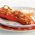 Gevulde puntpaprika's met tonijn