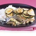 Ovenschotel met kabeljauw en courgette