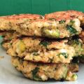 Quinoa koekjes met Spinazie, Broccoli en Feta