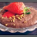 Pure Chocolade (yoghurt)mousse met kokos (raw)