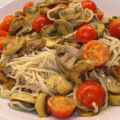 Slimpasta met champignons en kerstomaten in[...]