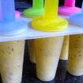 Sinaasappel kiwi waterijsjes