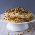 Flensjestaart met Dulche de Leche en Walnoten