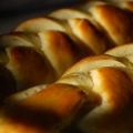 Gevlochten Challah brood
