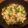 Romige risotto met garnalen, groene asperges en[...]