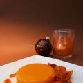 Panna cotta van pompoen met tomatensalsa