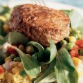 Mexicaans tartaartje met rijst en bonensalade