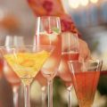Bruisende rosÃ©cocktail