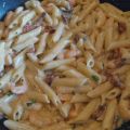 Fettuccine met garnalen, room en zongedroogde[...]