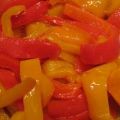 Gestoofde paprika's