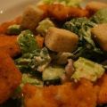 Makkelijke Caesar salade met kip