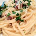 Bucatini met pancetta