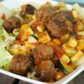 Bertolli pasta met gehaktballen, courgette,[...]