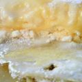 Bevroren toffee schuimtaart