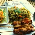 Kip Saté en Thaise roerbak rijst met ei en[...]