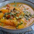 Pompoen kikkererwt curry - pumpkin chickpea[...]