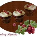 Cranberry Cupcakes met Maple Cream Cheese Creme