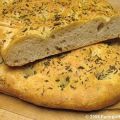 Focaccia met zeezout en rozemarijn 