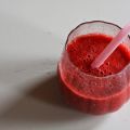 Aardbei-muntsmoothie.