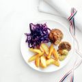 Gehaktbal met rodekool