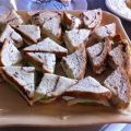 Sandwiches met appel en kaas